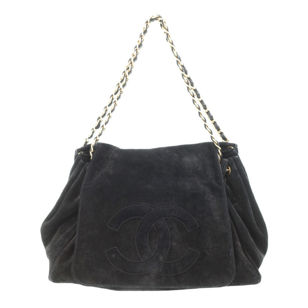 Chanel Coco Mark Chain Shoulder Bag Black
